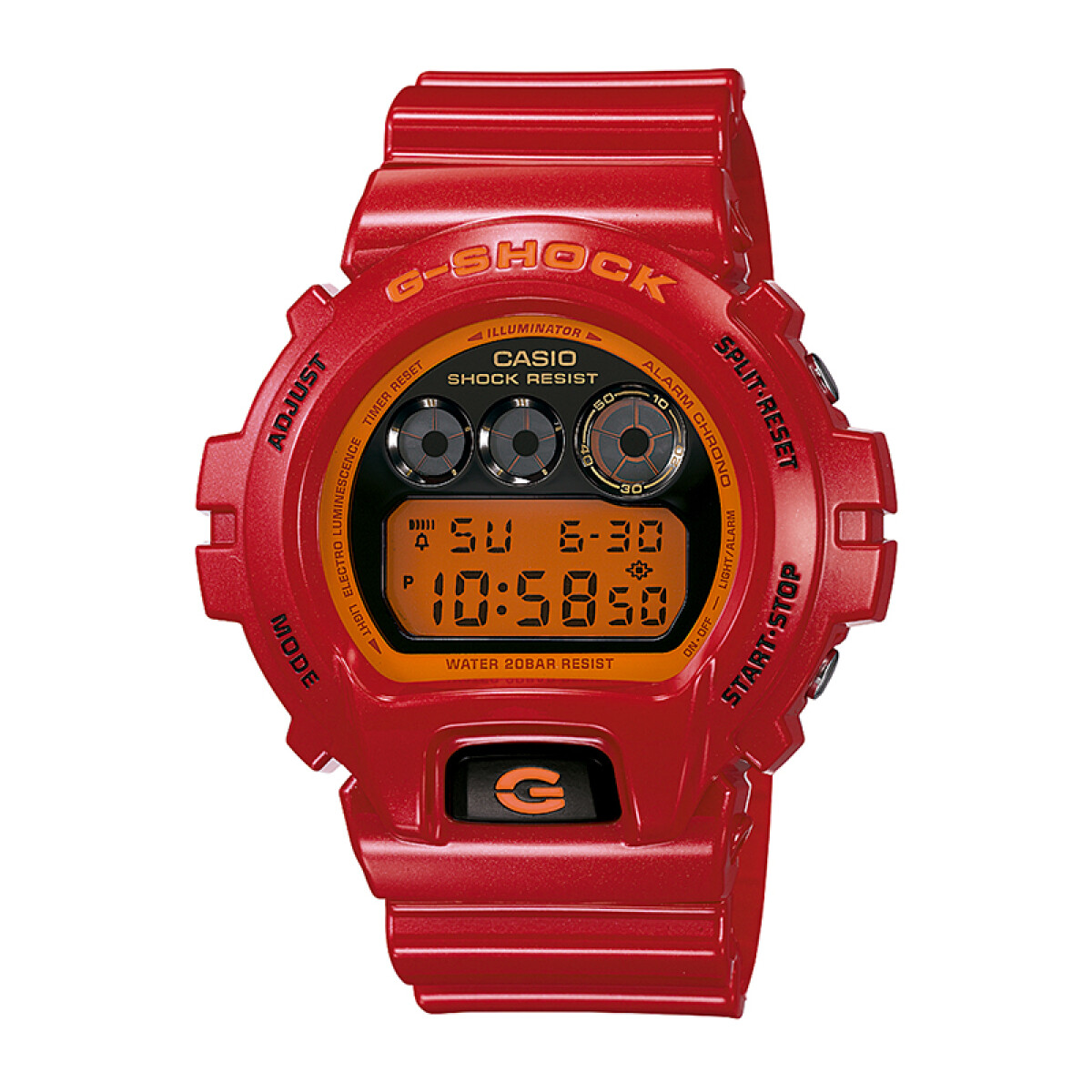 Reloj G-Shock deportivo rojo 