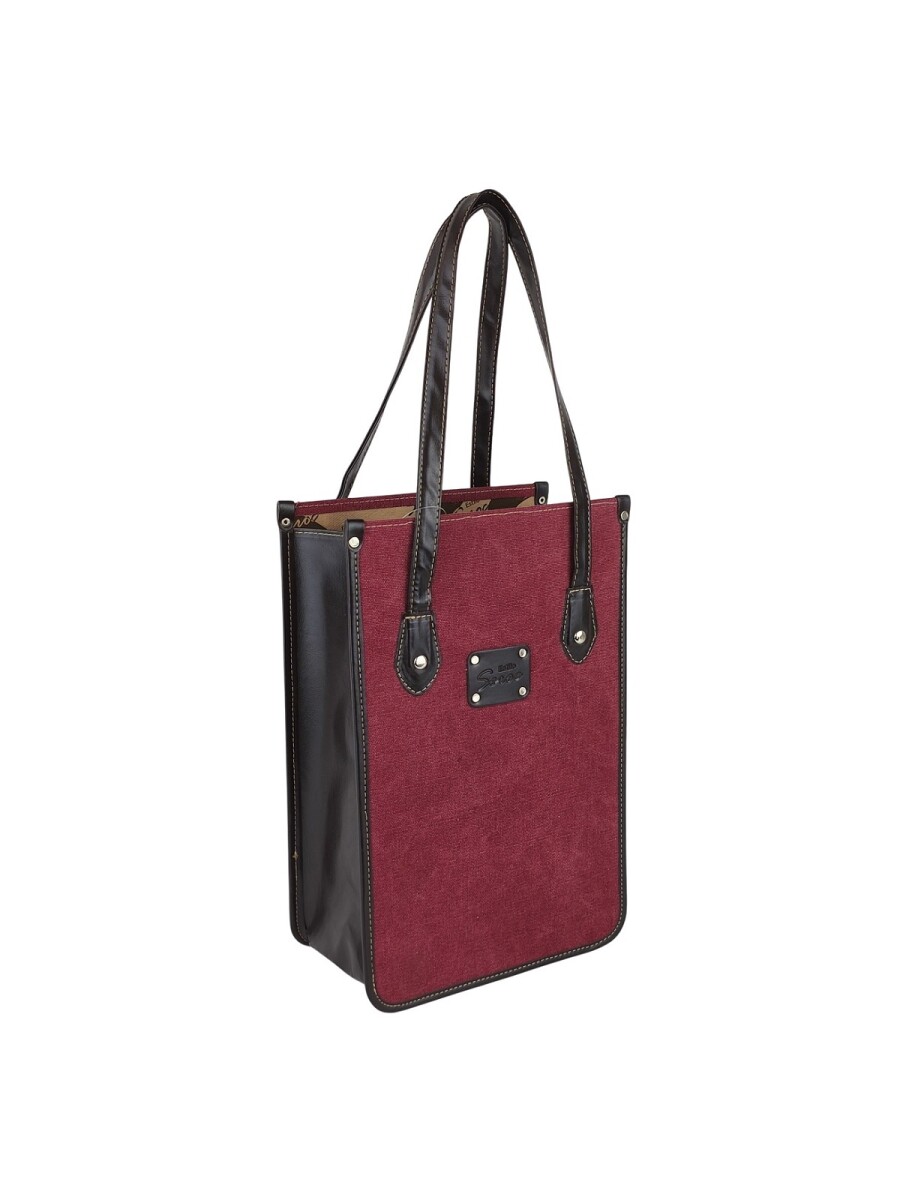 Matera tipo bolso - bordó 