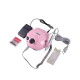 Torno Uñas Lumax 30000rpm Profesional Con Pedalera Rosado