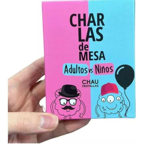 JUEGO DE MESA CHARLAS MESA ADULTOS VS NIÑOS CHAU PANTALLA JUEGO DE MESA CHARLAS MESA ADULTOS VS NIÑOS CHAU PANTALLA