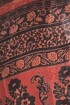 Capa larga de seda Terracota