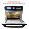 Horno de mesa eléctrico Enxuta HENXMF01 18L negro Horno De Mesa Eléctrico Enxuta Henxmf01 18l Negro