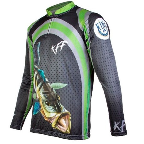 Remera de pesca INFANTIL con protección UV50+ KING BRASIL KFF10