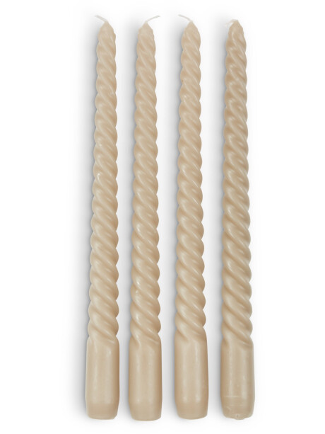 Vela BALDUR A25cm caqui 4 unidades Vela BALDUR A25cm caqui 4 unidades
