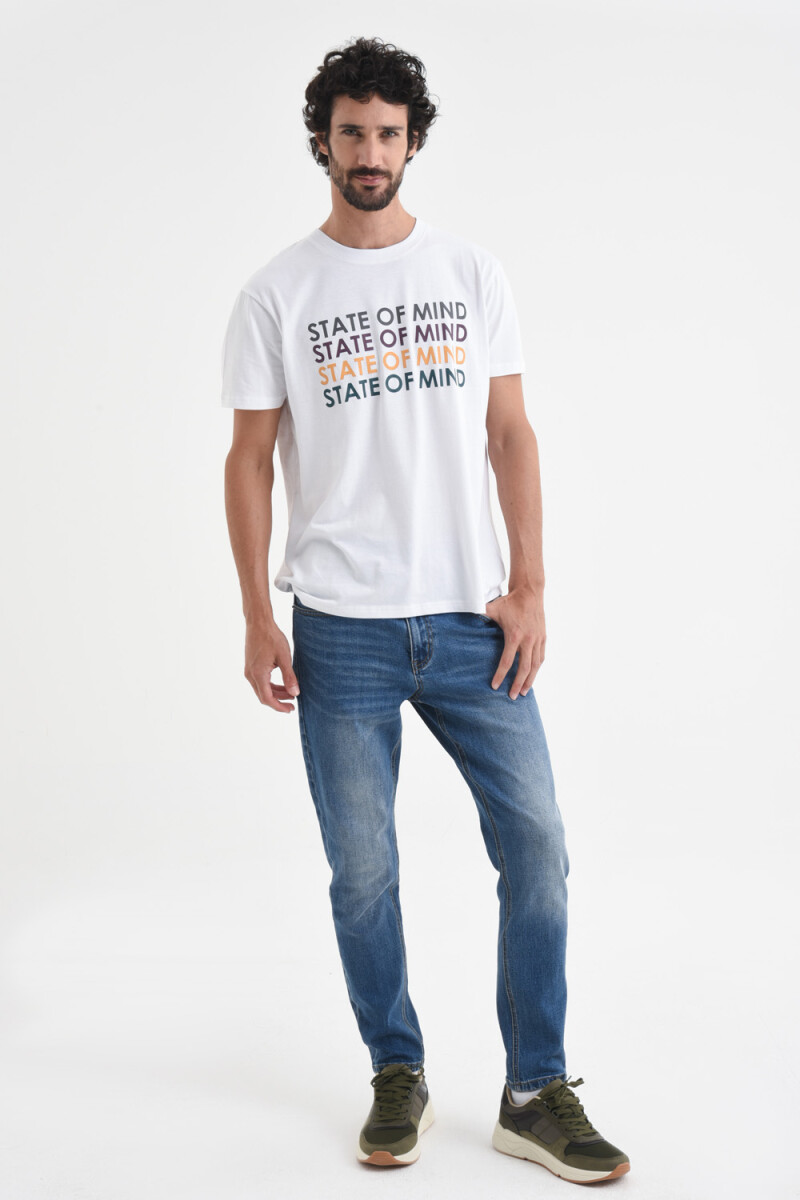 Pantalón de jean slim - Azul Medio 