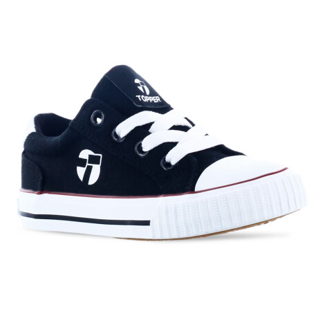 Topper Calzado Urbano Champion Unisex Infantil Lona Negro/Blanco