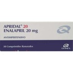 APRIDAL 20 MG CJ X 30 COMP. RANURADOS CJ única