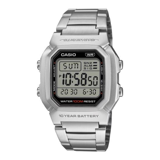 Reloj CASIO W800HD-1AVDF Acero Plateado Esfera 36mm 0