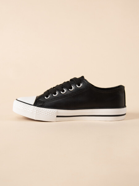 Deportivo con cordones Negro