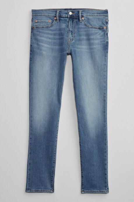 Jean Slim Taper Hombre Light Wash