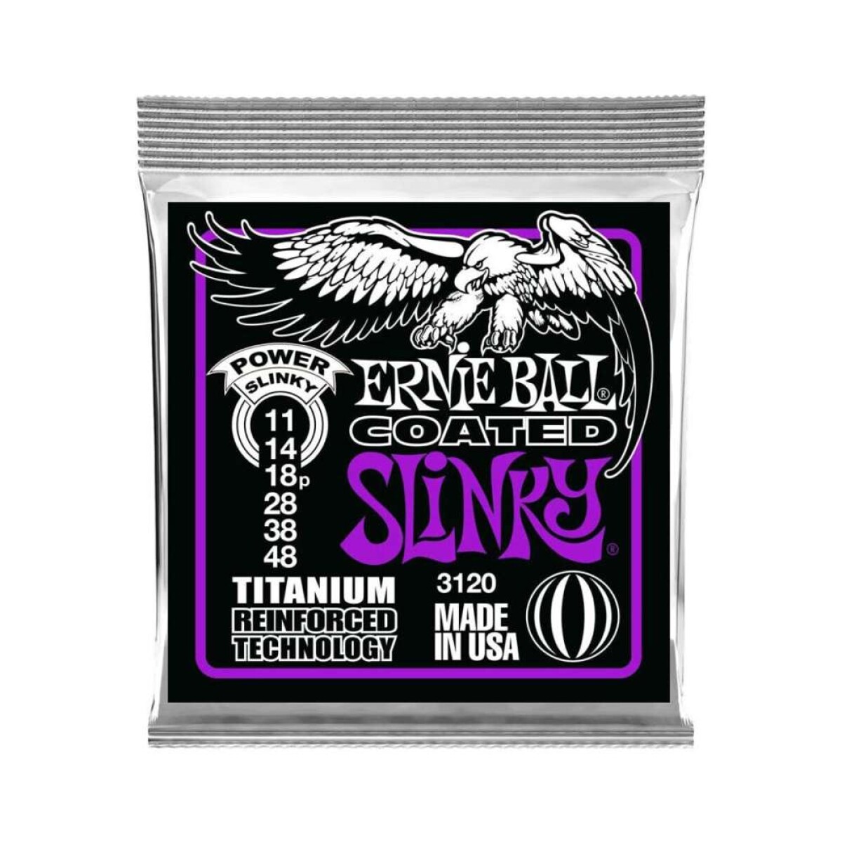 Encordado Eléctrica Ernie Ball - Coated Power .011 