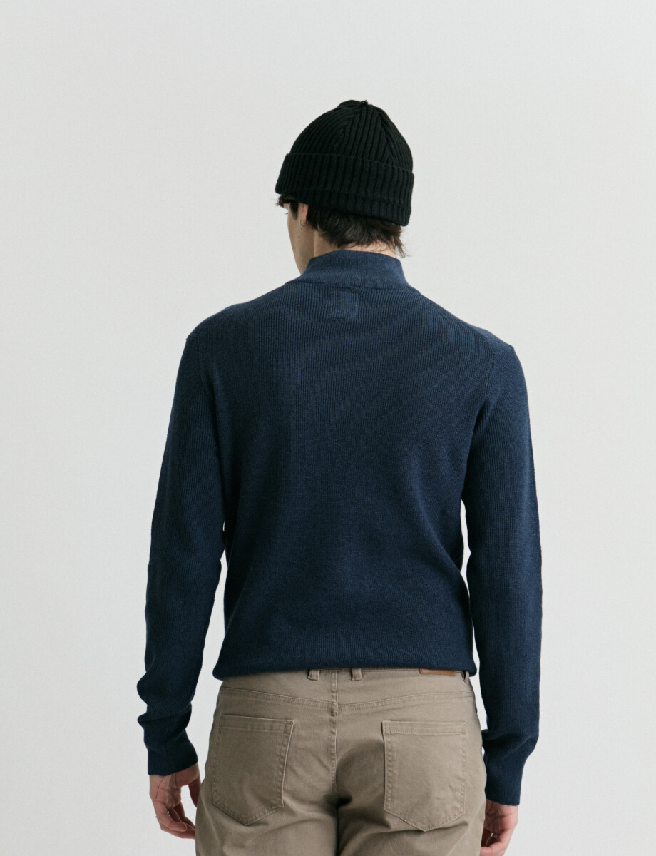 470988 CARDIGAN HARRY Azul Piedra Melange