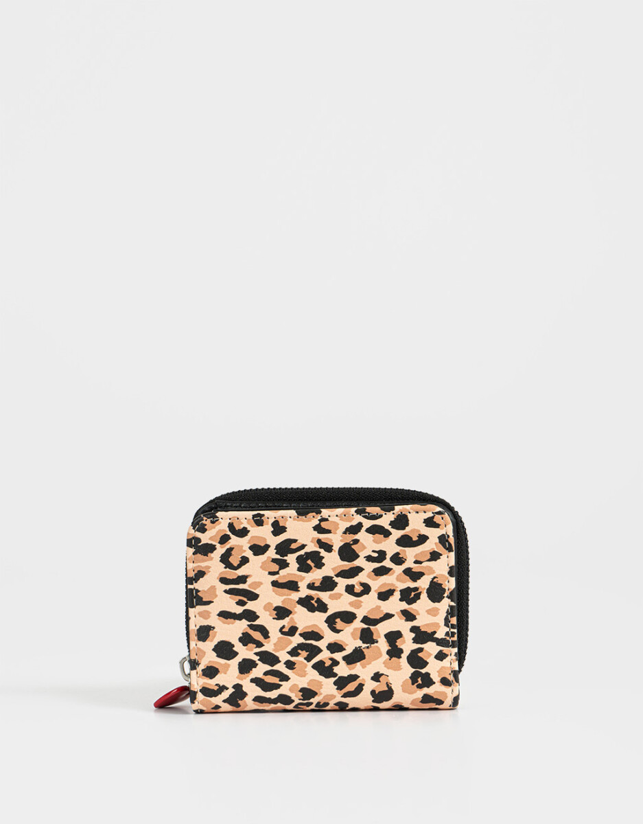 Billetera Cuerina Animal Print 