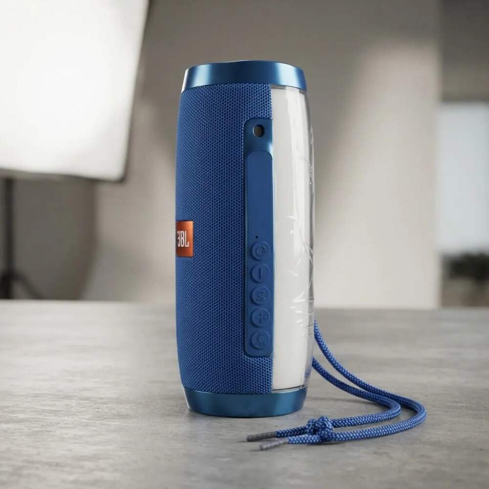 Parlante TG-157 Con Luces Y Bluetooth AZUL