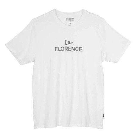 Remera Florence Logo Blanco Blanco