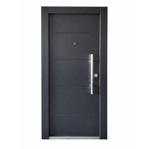 PUERTA BLINDADA 2.05 X 90 NEGRA 35 K CON BARRAL - IZQUIERDA PUERTA BLINDADA 2.05 X 90 NEGRA 35 K CON BARRAL - IZQUIERDA