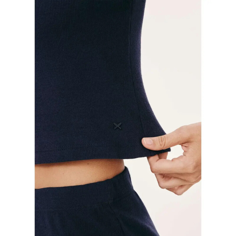 PIJAMA FEM AZUL ESCURO