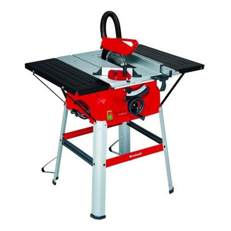 Sierra circular Einhell con mesa 10'' 1800W Rojo