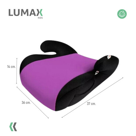 Booster Alzador de Seguridad Lumax Kids para Auto Violeta