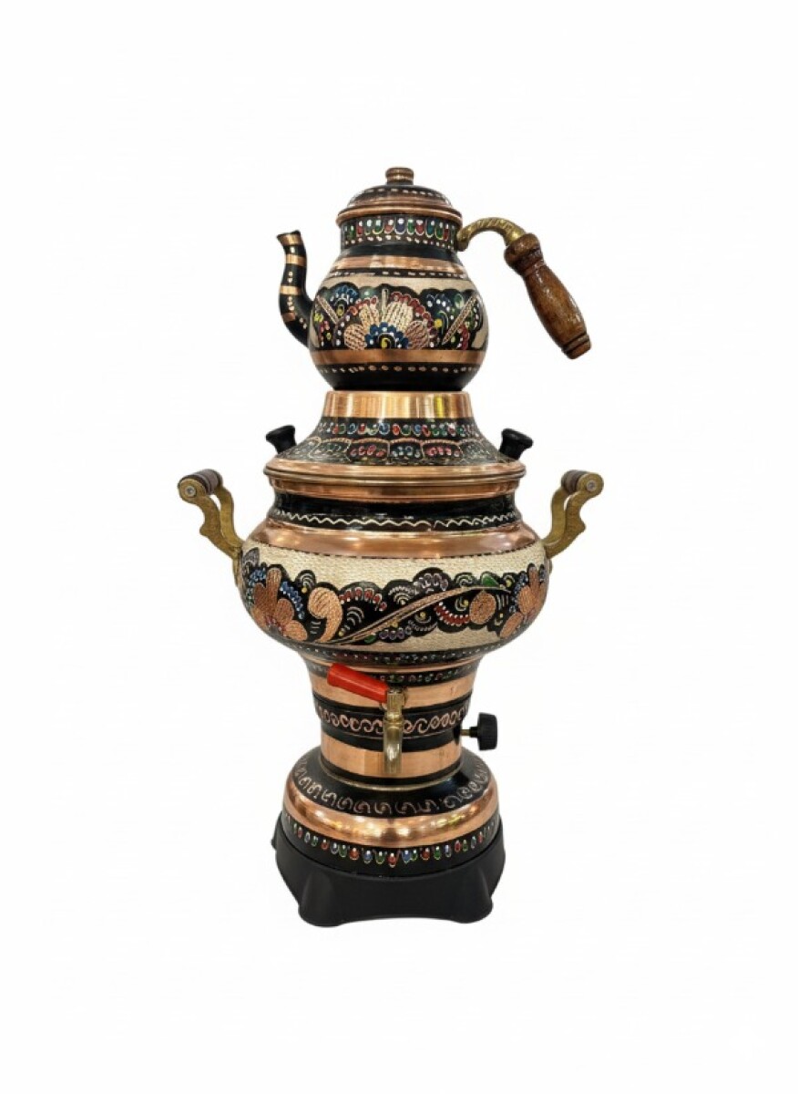 Samovar labrado negro 