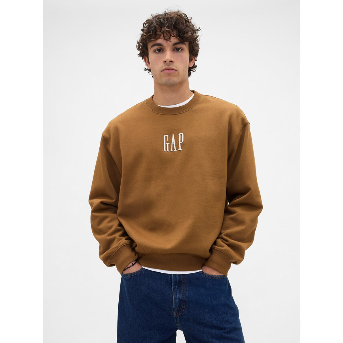 CORP LOGO CREW - PALOMINO BROWN GLOBAL 