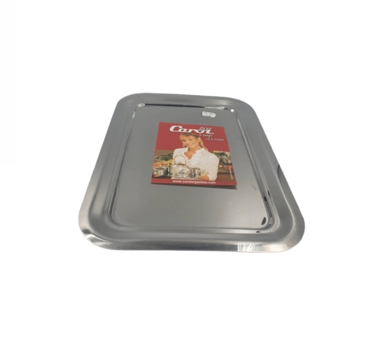 Bandeja rectangular 33.5x24.5cm acero inoxidable 