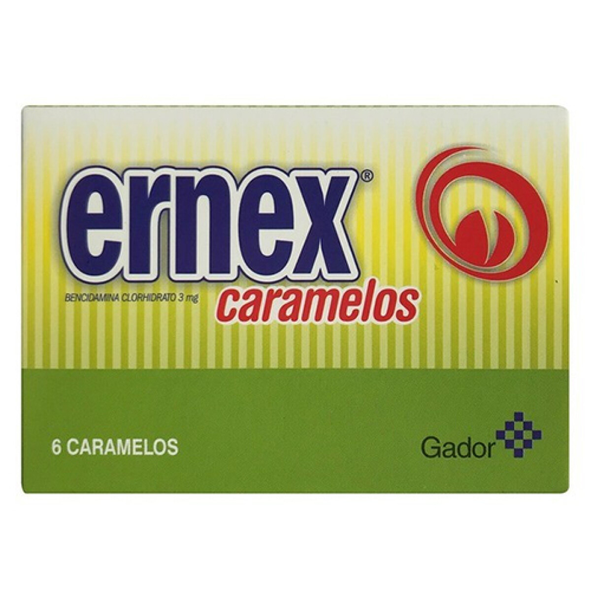 Ernex caramelos 6 unidades 