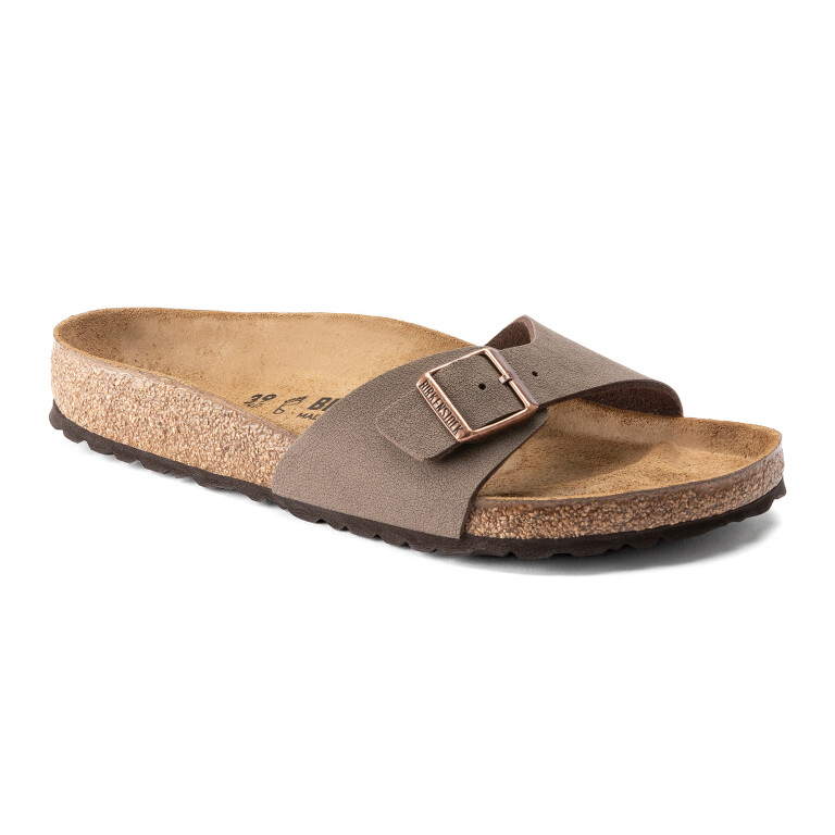Sandalia Madrid Birko Flor - Estrecho Marron