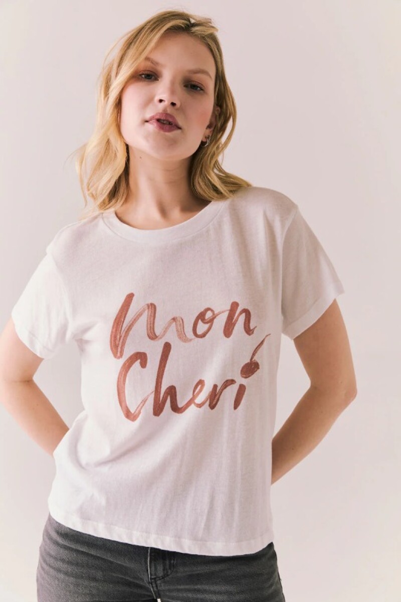 BELLA JERSEY OVERSIZED CREWNEC Blanco