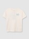 Camiseta Con Print Blanco