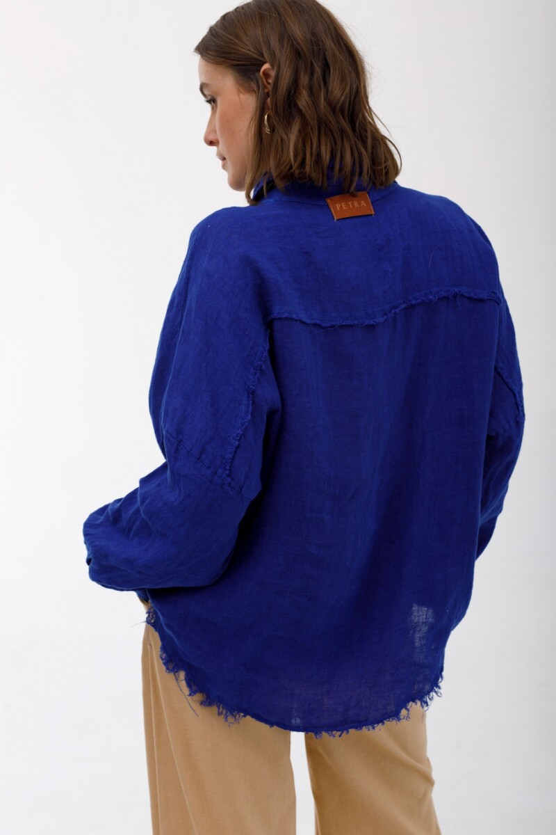 Camisa Fleca - Azul Francia 