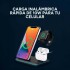 Estacion De Carga iPhone Apple Watch AirPods Carga Rapida Color Variante Negro