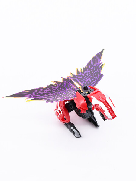 TRANSFORMER DINOSAURIO HUEVO VIOLETA