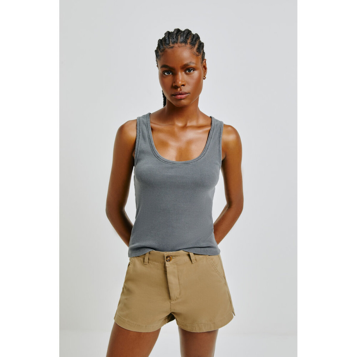 BLUSA SM FEM - NEGRO 