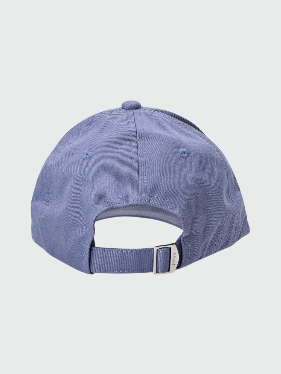 BOSS Gorra de Algodón Twill con Logo Bordado Celeste