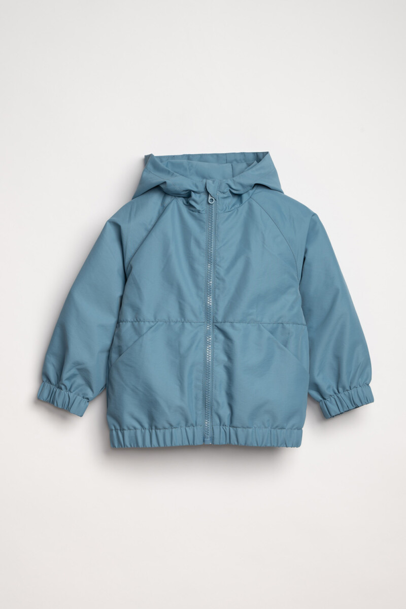 Campera corta viento Azul