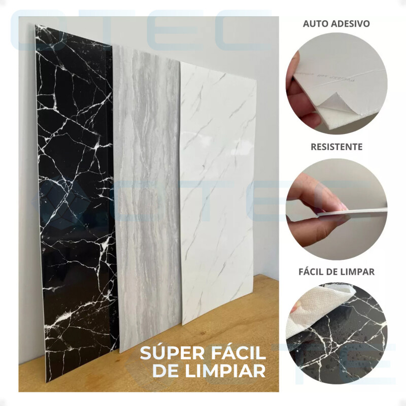 Placa Revestimiento de Pared Autoadhesiva Mármol HY-035 Placa Revestimiento de Pared Autoadhesiva Mármol HY-035