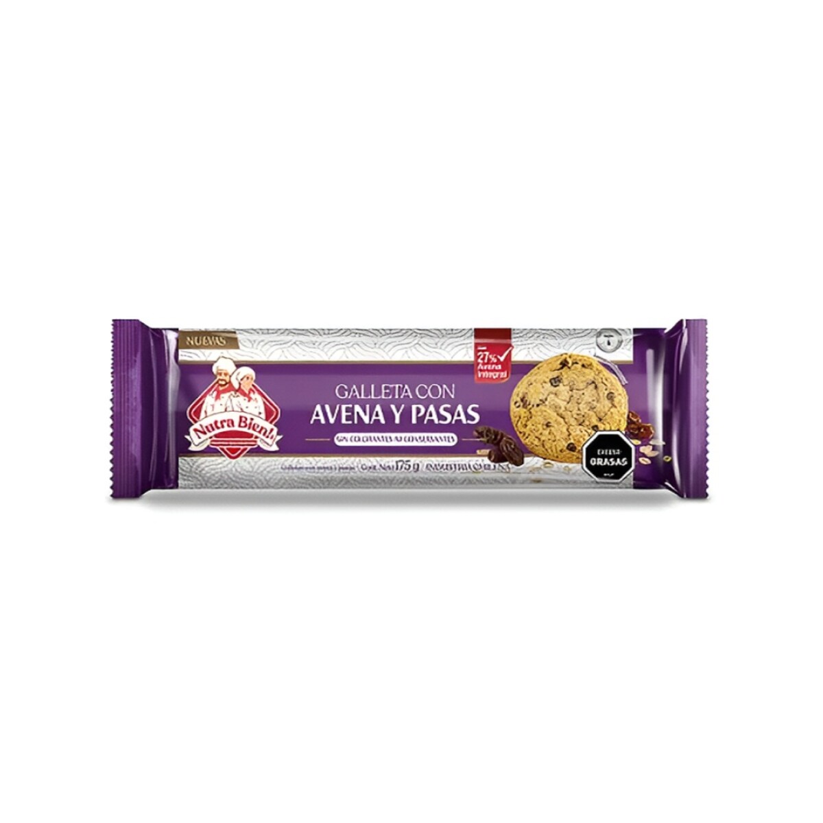 GALL. NUTRA BIEN AVENA Y PASAS 175G 