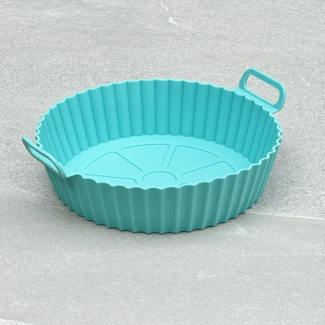 Bandeja De Silicona Para Freidora Electrica Air Fryer Ø16cm x Alto 5.5cm Bandeja De Silicona Para Freidora Electrica Air Fryer Ø16cm x Alto 5.5cm