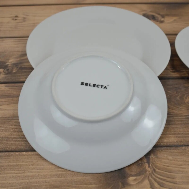 Juego De Vajilla Selecta en Cerámica 12 pzas Blanca Juego De Vajilla Selecta en Cerámica 12 pzas Blanca