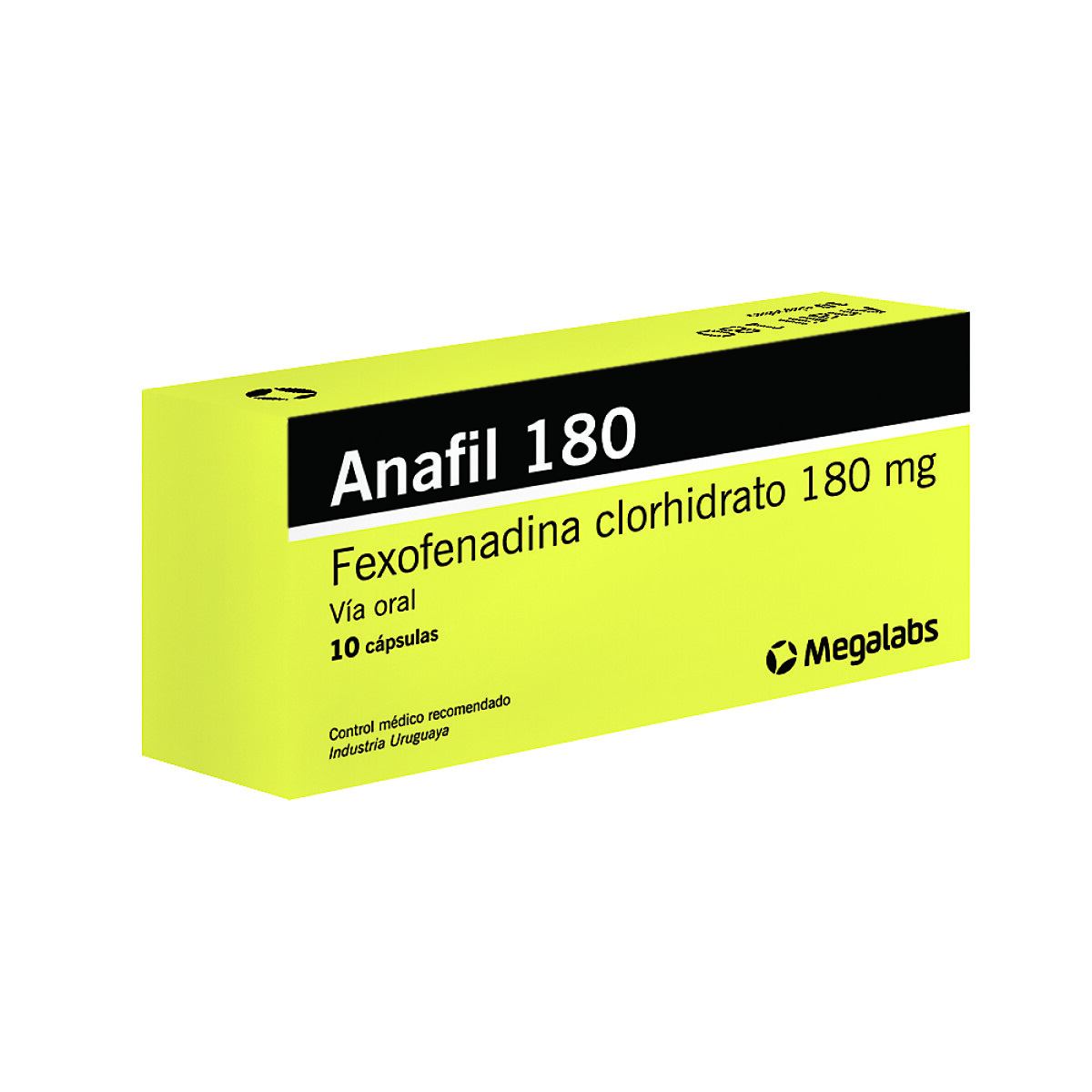 Anafil 180 Mg. 10 Caps. 