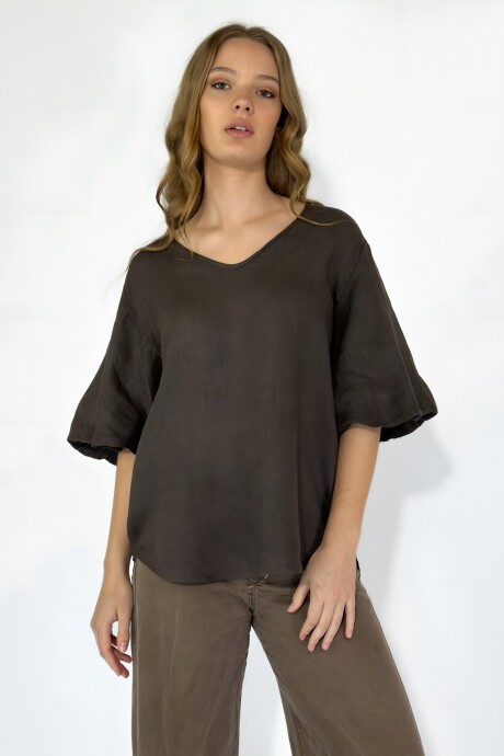 BLUSA LERICCI Chocolate