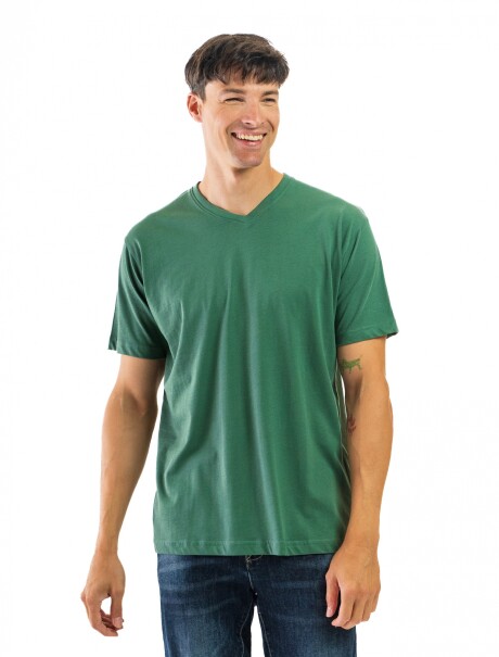 Remera Algodón Cuello V Pino