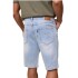 BERMUDA TIZINO 30-44 AZUL CLARO