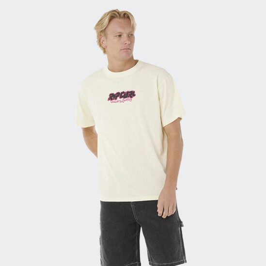 Remera Rip Curl Raw Energy Bubble Tee Amarillo