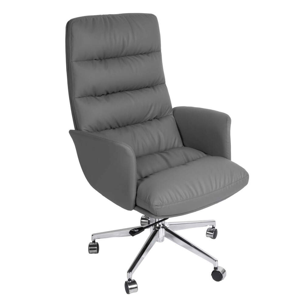 SILLA DE OFICINA GERENCIAL MALLA GRIS DEMOS