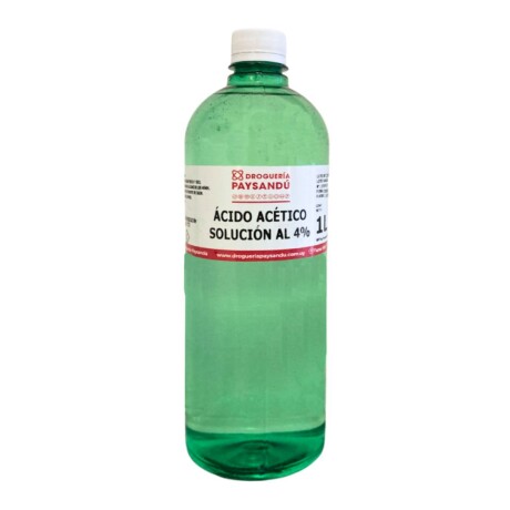 Ácido Acético Solución al 4% - 1L