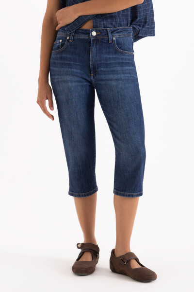 JEANS CAPRI BLUE Azul