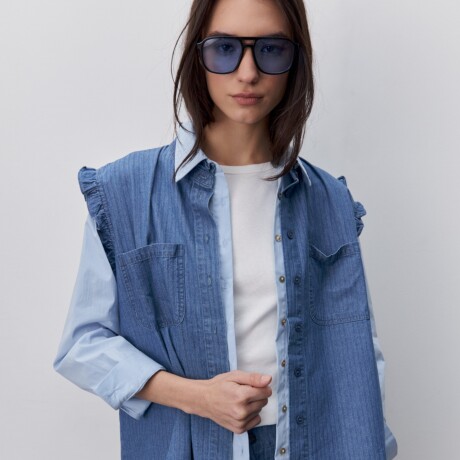 CAMISA NINNU Azul