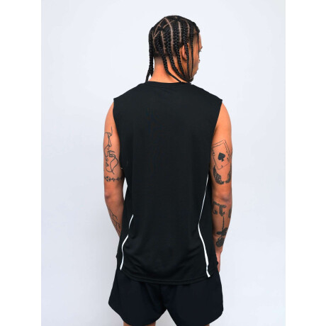 Remera Musculosa Flex de Hombre Negro